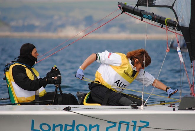 Daniel Fitzgibbon and Liesl Tesch have extended their lead at the London 2012 Paralympic Games © David Staley - IFDS 